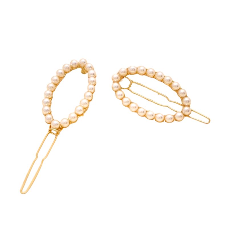 Presilha Oval Pérola