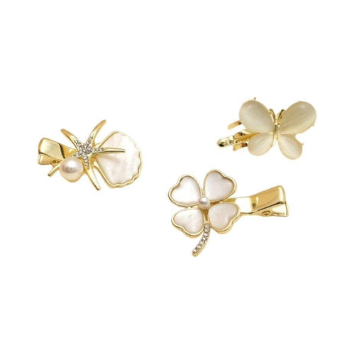 Kit Clipe Floral - Menina Dourada