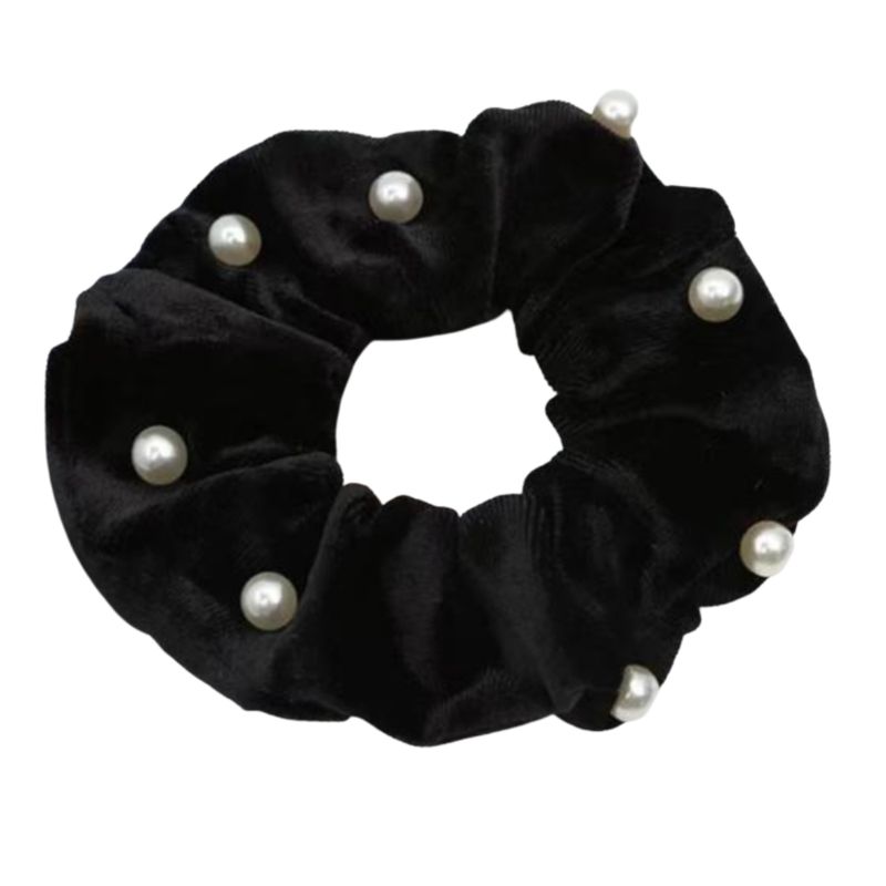 Scrunch Veludo Swarovski - Menina Dourada